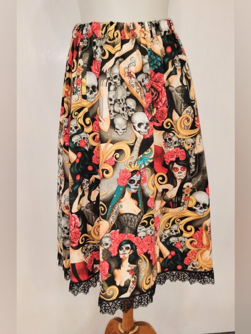 DAY OF THE DEAD SKIRT